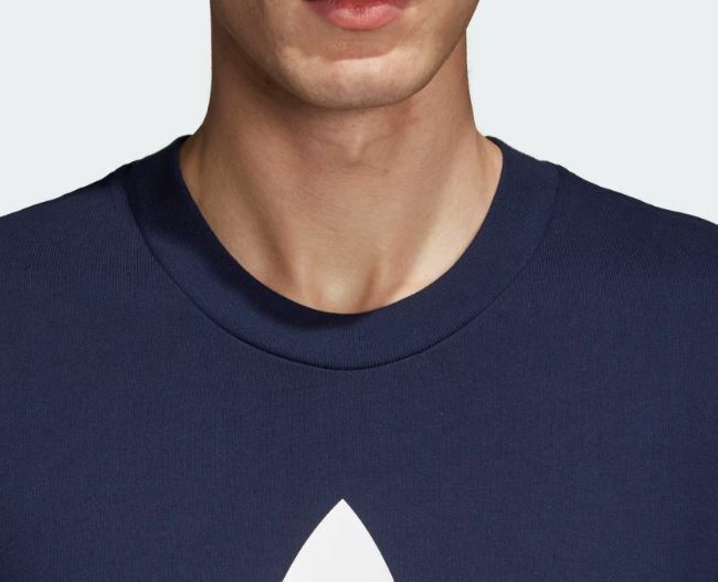 Adidas Oversized Trefoil Cotton Tee Size Medium Collegiate Navy Mens gallery