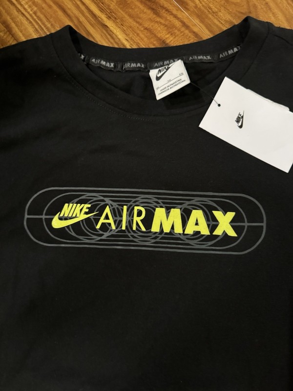 NIKE AIR MAX 90 FUTURA GRAPHIC T-SHIRT BLACK NEON FB1439-100 MEN’S SIZE S gallery