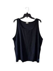 Calvin Klein Mens XL Tank Top Black Performance Mesh Activewear Lycra Poly