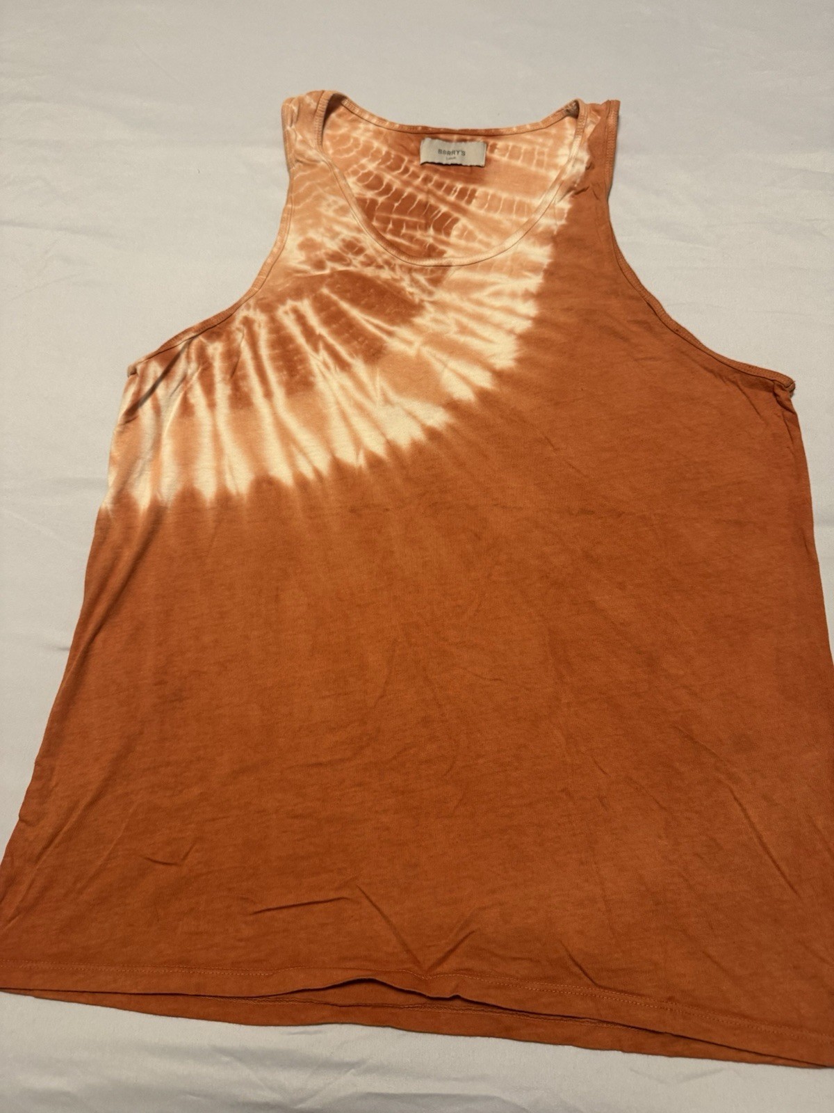 Barrys Bootcamp Tank Top Sleeveless Gym Running Large Orange gallery