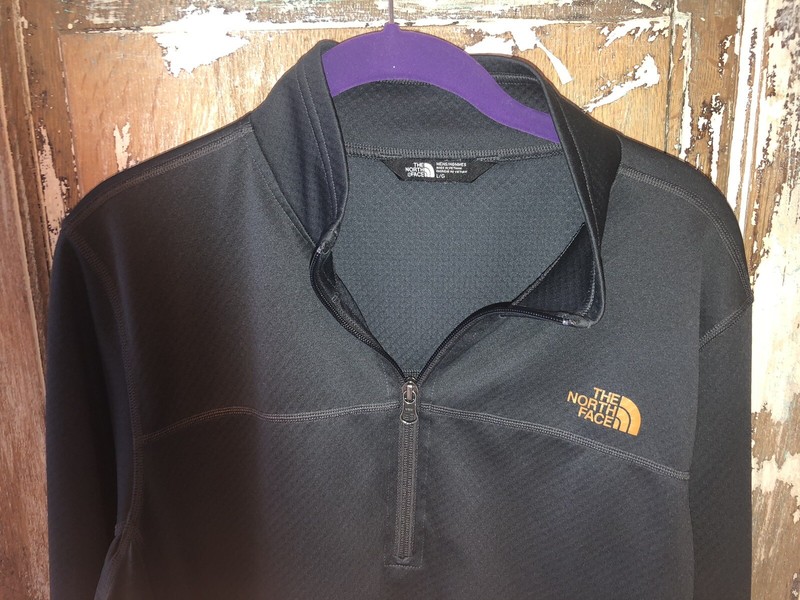 The North Face 1/4 Zip Flash Dry Outdoor Pullover Shirt Long Sleeve Size L gallery