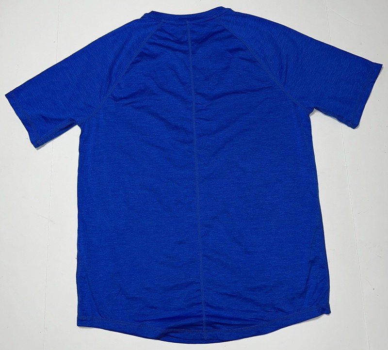 Gap Fit Dry Men’s Size Small Training Short Sleeve Performance Blue T Shirt EUC gallery