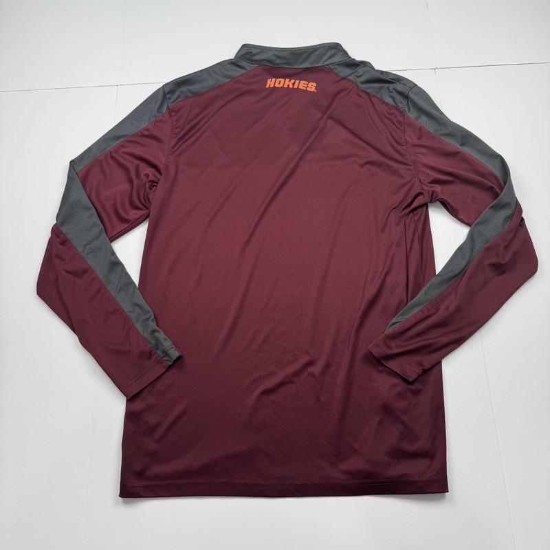 Virginia Tech Hokies Pullover Mens XL Colosseum Athletics Long Sleeve VT Shirt gallery