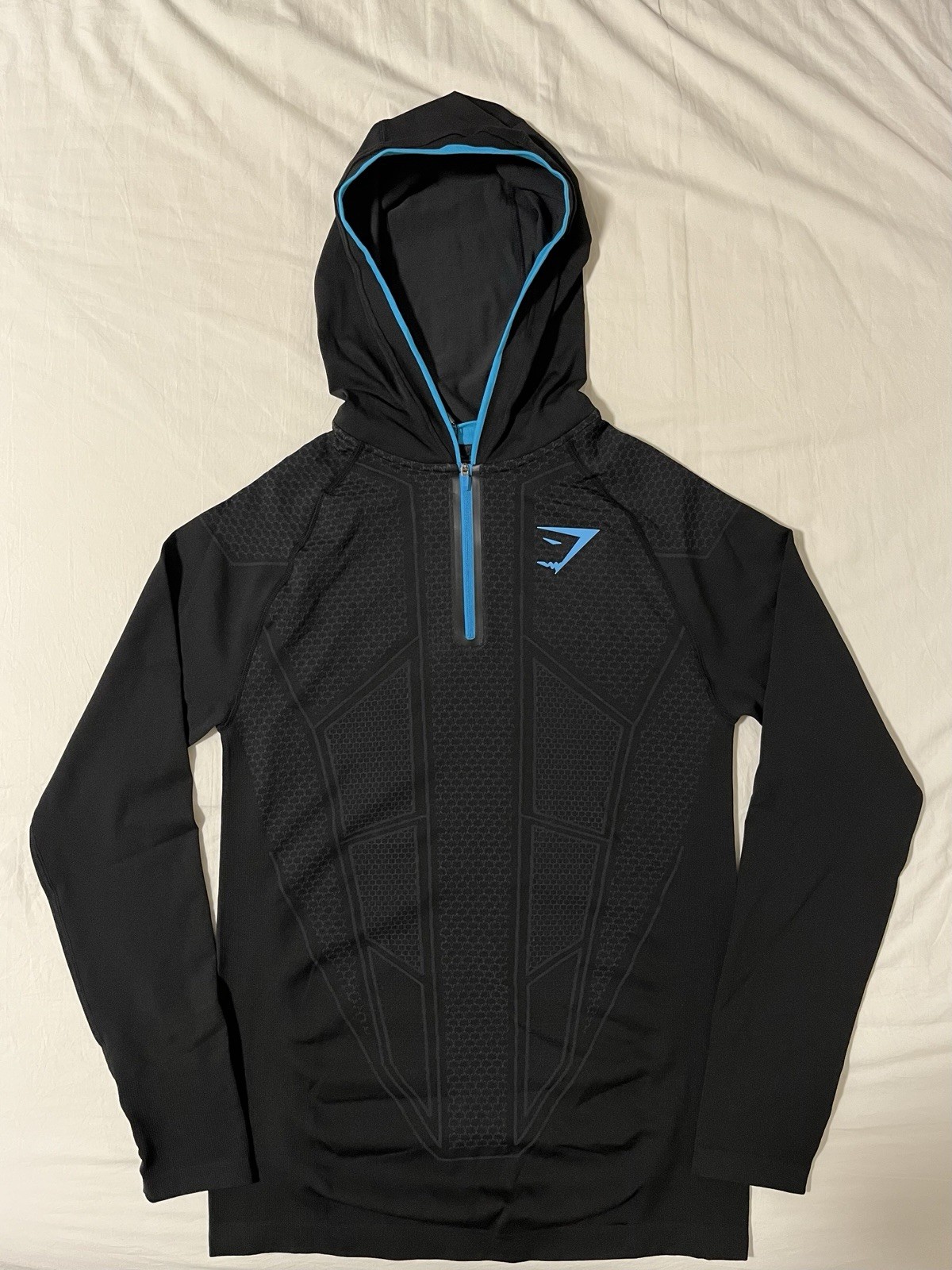 Gymshark OG Onyx V1 Size S,M,L David Laid Hoodie Compression gallery