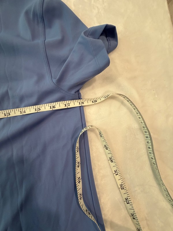 Lululemon Mens ShowZero SlimFit Polo Shirt Sz Small PREB Blue gallery