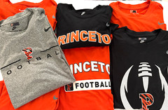 Lot of 7 Nike Tee’s Dri Fit Princeton Tiger Football Spellout Long Sleeve Medium