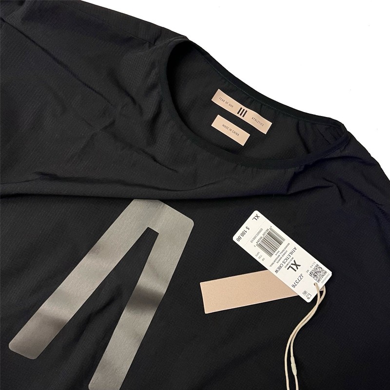 Adidas x Fear Of God Athletics Meltaway Crew Shirt JZ7376 Black (Men’s XL) $180 gallery