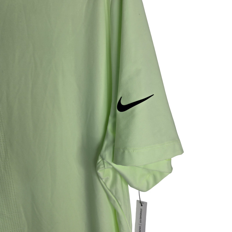 Nike Dri-FIT Breathe Green Barely Volt/Black Workout Men's Training T-shirt XL gallery