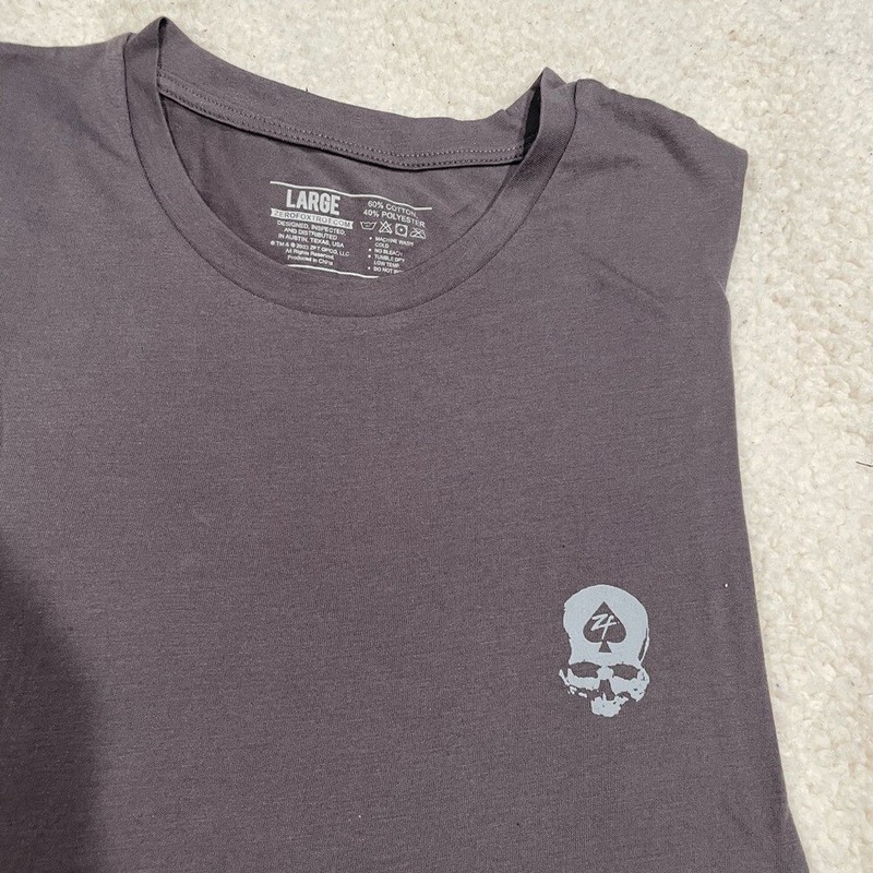 ZERO FOXTROT GYM TANK- charcoal gallery
