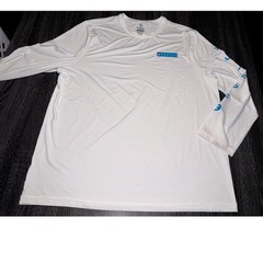 Hurley Men’s XXL Performance Long Sleeve Tee White Surf Skate Athleisure