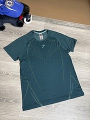 Gymshark Shirt By David Laid Blue Training Size M Phantom Gym Rare Tank Devant