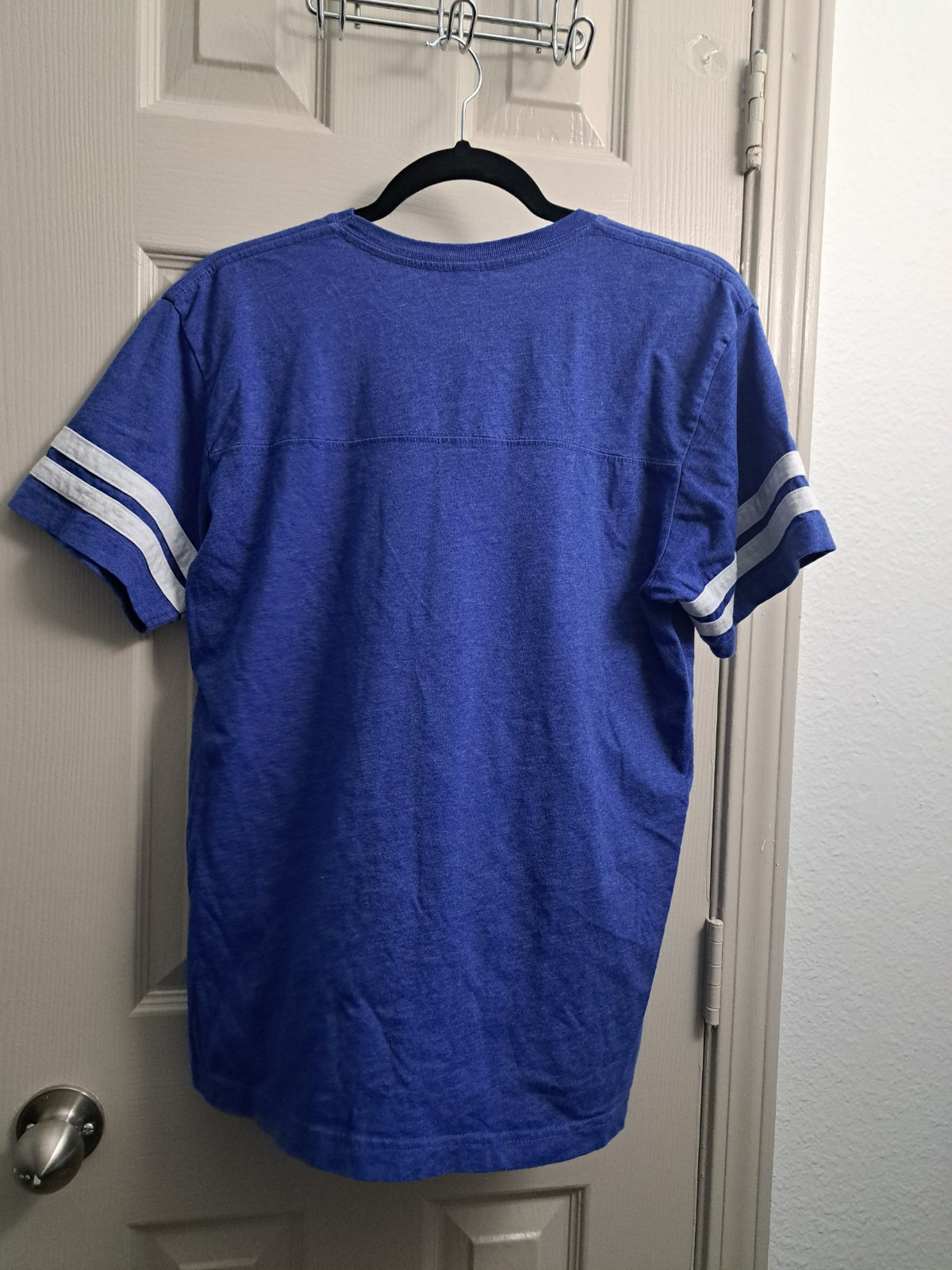 Silver Lake Elementary Men's short sleeve blue jersey Size Medium gallery