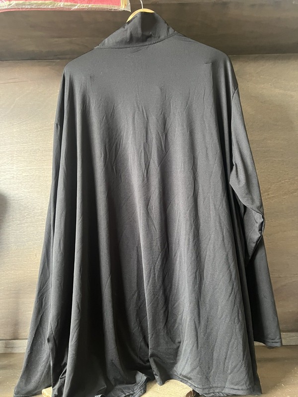Real Essentials SIZE 5X BLACK 1/4 Zip Long Sleeve Performance Shirt PULLOVER gallery