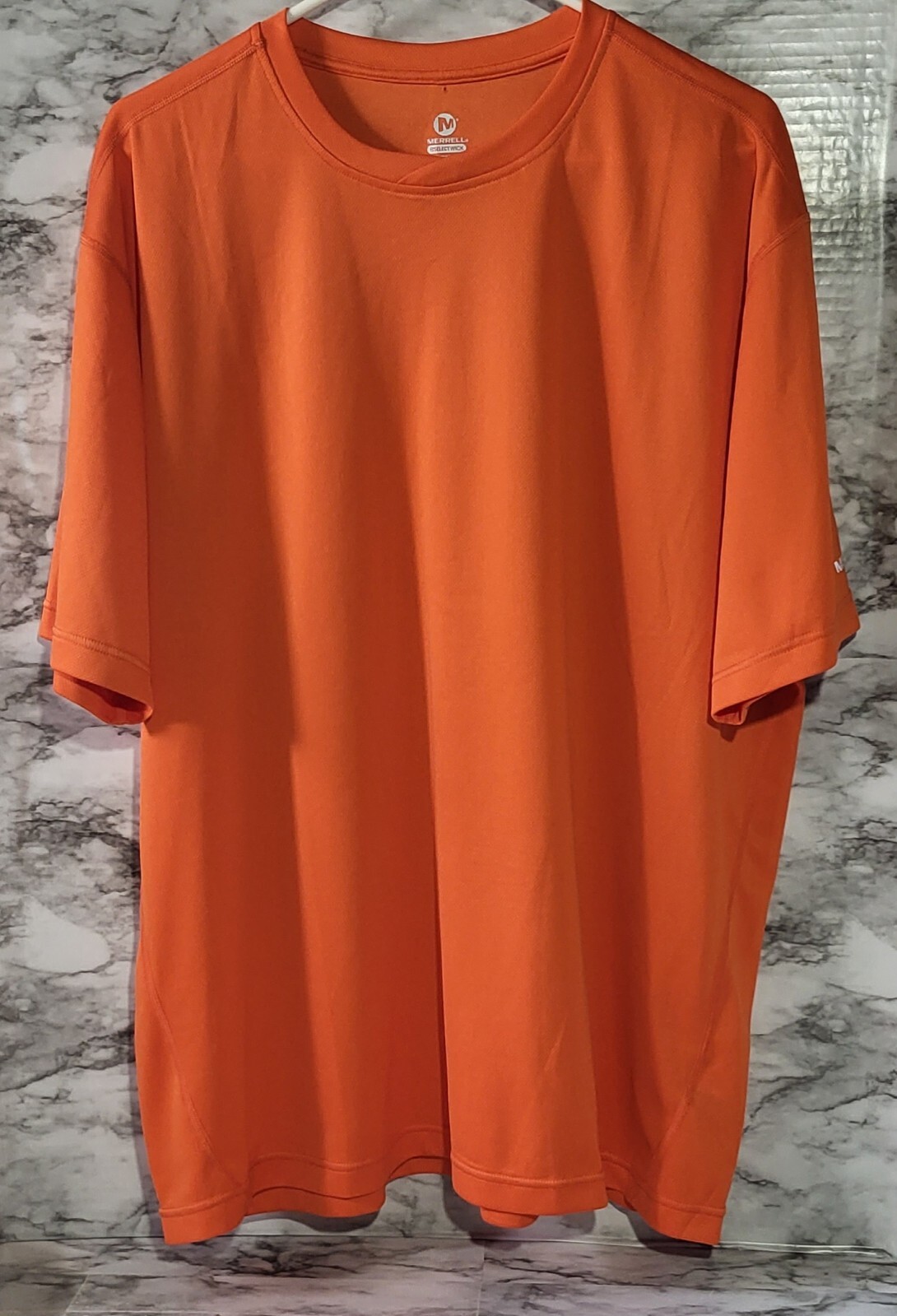 Merrell Men's T-shirt. Select Wick. XXL. Orange. Short Sleeve Lightweight... gallery