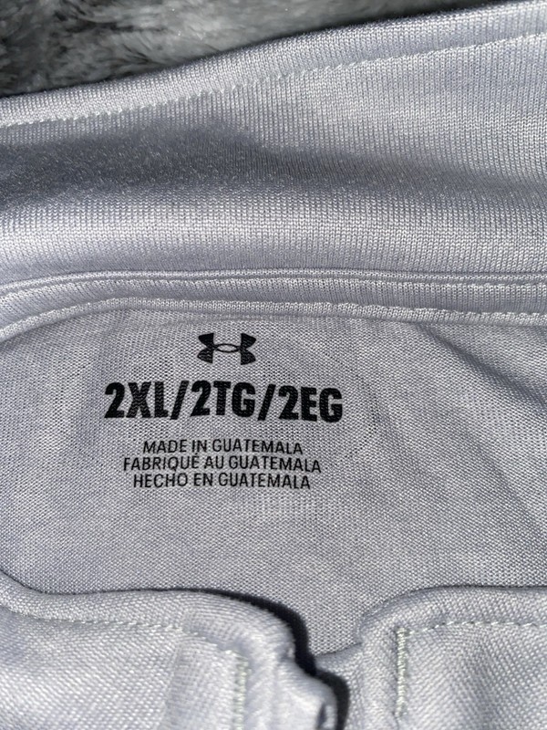 Under Armour Tech 2.0 1/2 Zip Pullover Men's 2XL Husky Soccer Gray FW24 Rare gallery