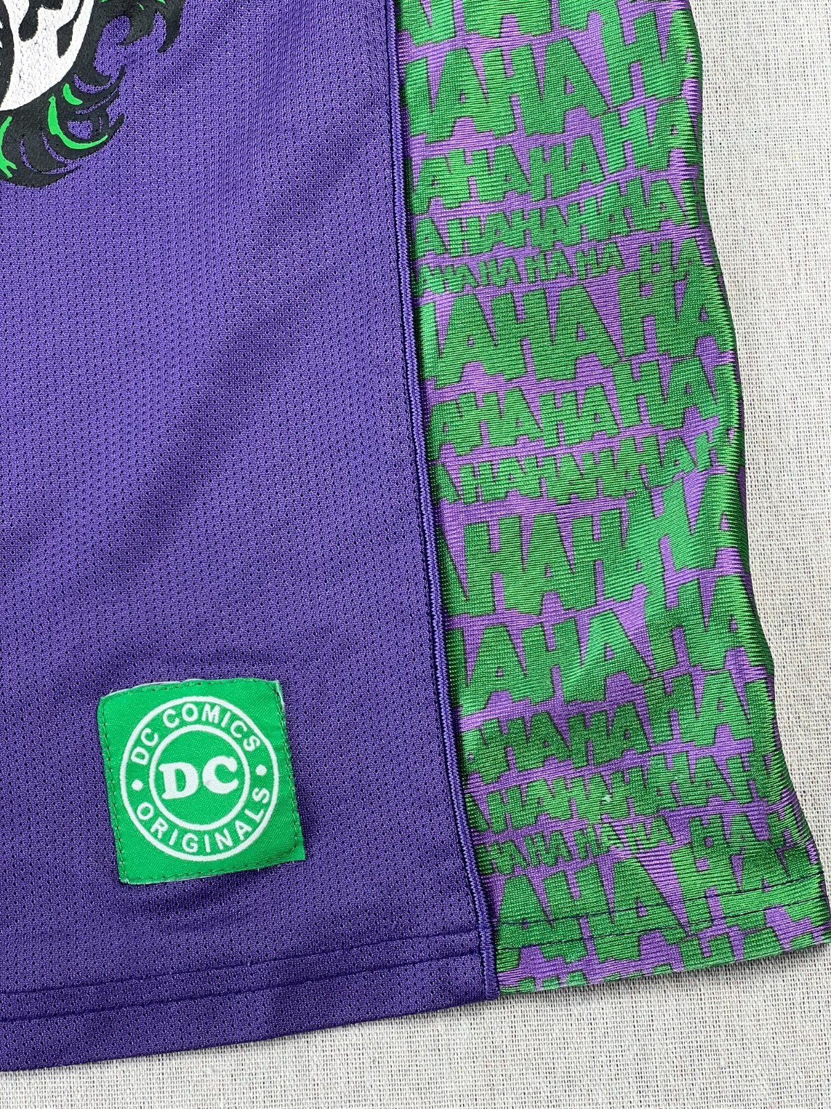 VTG DC Comics Originals Mens Purple Green The Joker Basketball Jersey Tank Top S gallery