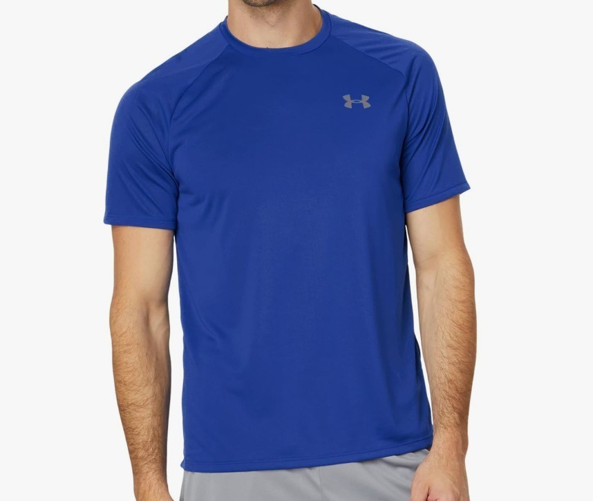 NEW Under Armour Men's Tech 2.0 Short Sleeve Royal BLUE Size M 1326413 400 gallery