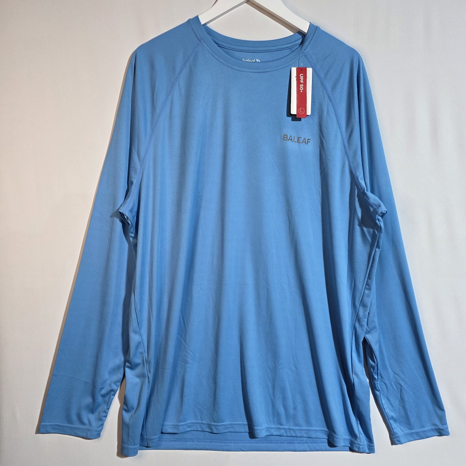 Baleaf Men’s 2XL Blue UPF 50+ Long Sleeve Sun Protection Shirt NWT gallery