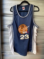 Vintage 1990’s Nike Gray Tag Air Jordan 23 Tank Top Jersey Men’s XXL Made In USA