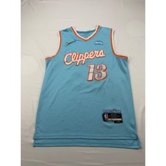 Nike NBA LA Clippers Paul George 13 Jersey 75th Anniversary Blue Swingman 52 XL
