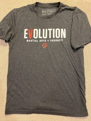 Mens Evolution Martial Arts Crossfit Gym Shirt Small S