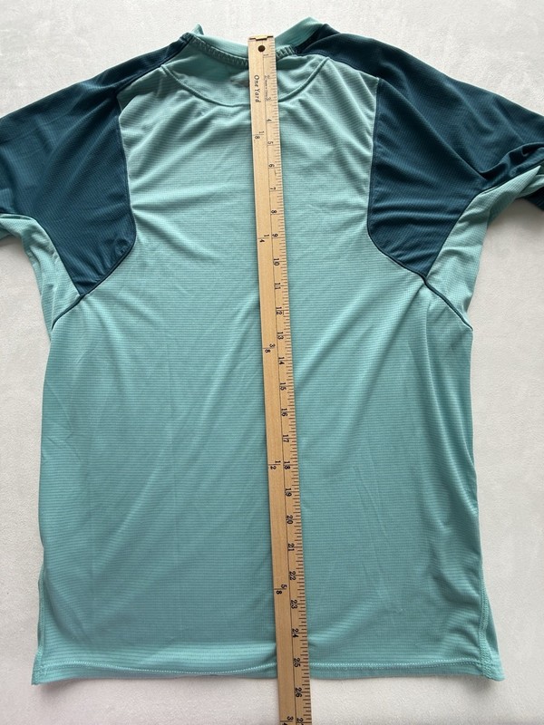 Hoka One One Men’s Small Running Shirt Two Tone Blue Lightweight Active RN88276 gallery