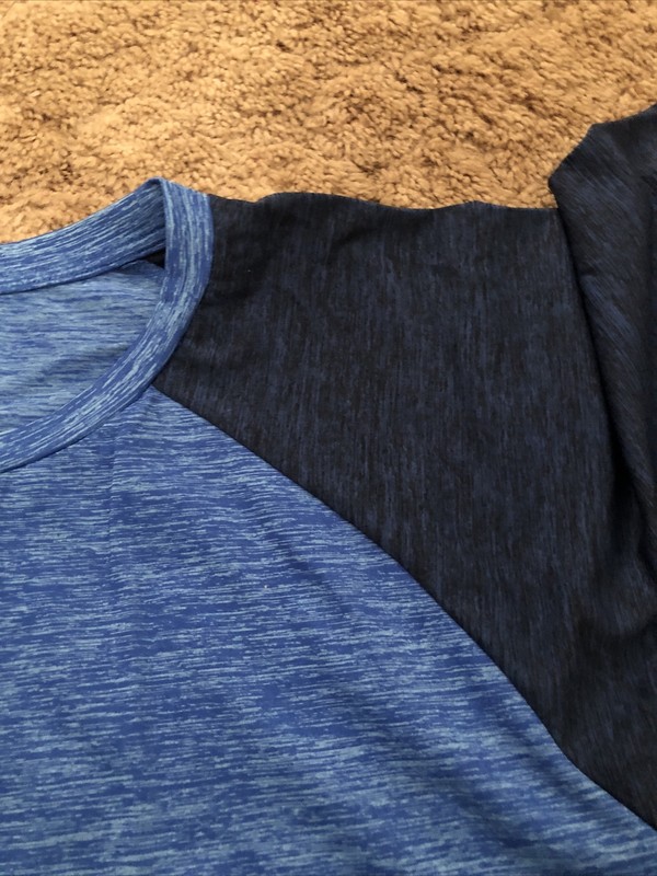 EUC Zone Pro Active T-Shirt Mens Blue S/S Crew Neck Workout Gym Size 2XL gallery
