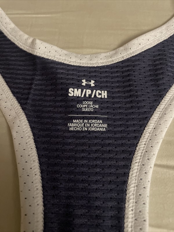 Under Armour Project Rock Mesh Printed Tank Black/Steel/White Men S Small NWT gallery