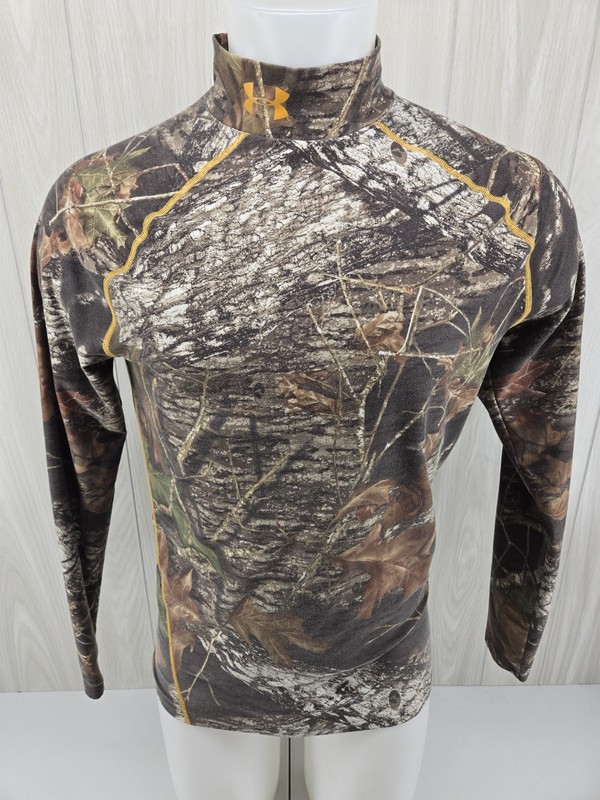 Under Armour Cold Gear Long Sleeve Pullover Shirt Men's XL Camouflage gallery