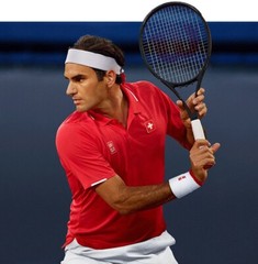 NWT : Roger Federer UNIQLO 2020 Olympic Polo size:M (JPN L) RF