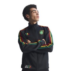 Men’s Adidas Originals Black Jamaica X Bob Marley Rasta Track Top Jacket New