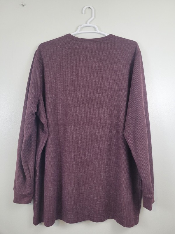 (F5) Sonoma Supersoft Thermal Mens Henley Shirt Size 2XB Tall Long-Sleeve Lot 2 gallery