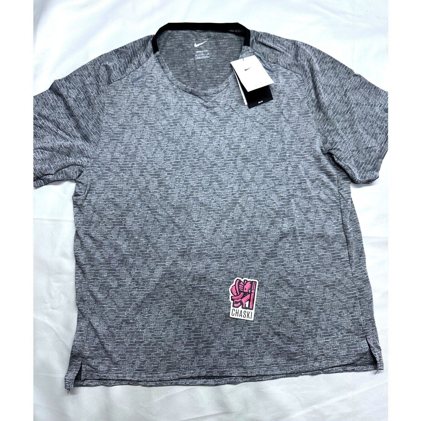 Nike TechKnit Ultra Short Sleeve Grey shirt jersey Slim Fit DM4753-010 Men's XL gallery