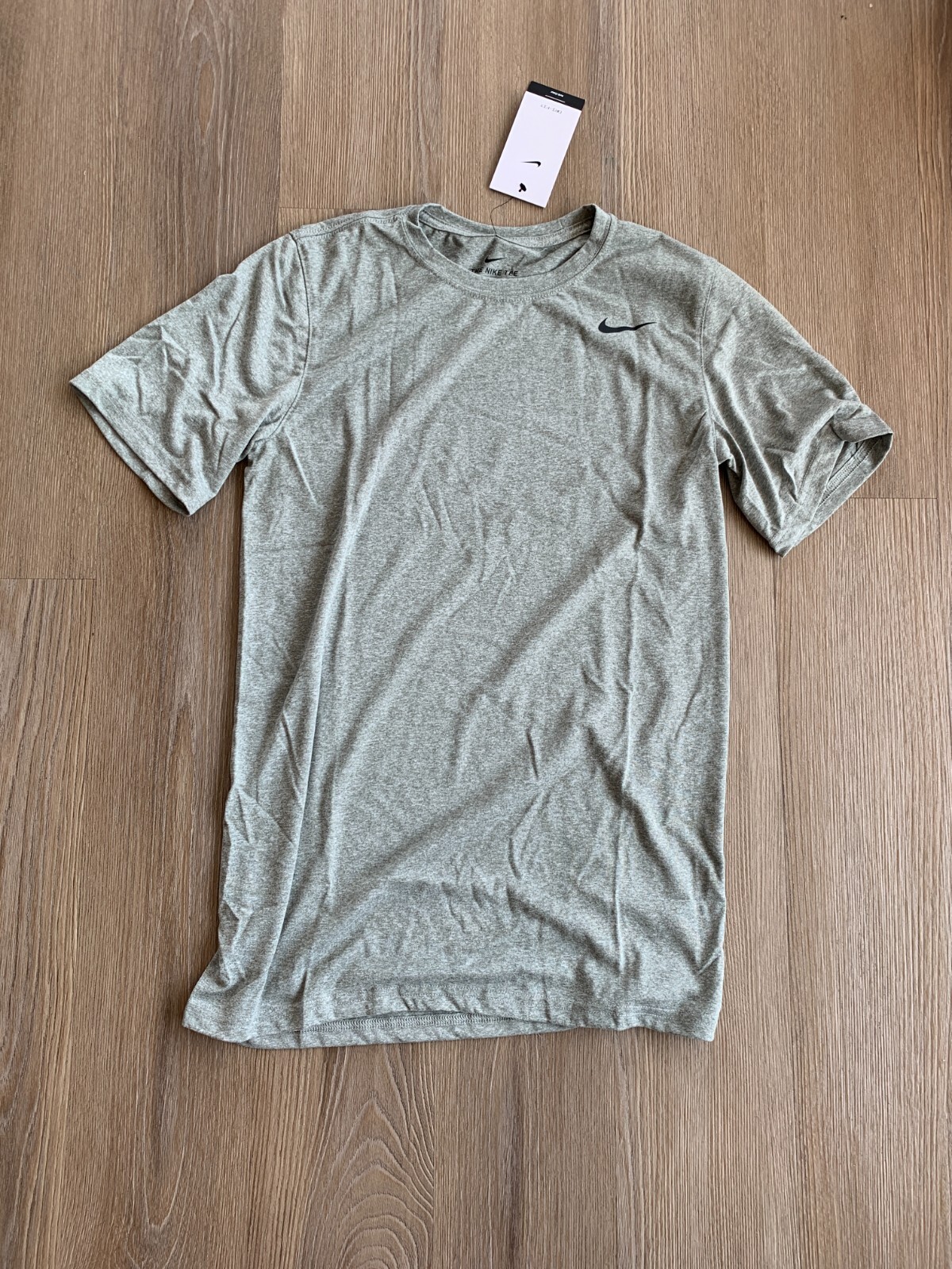 New Nike Tee DRI-FIT Crewneck Grey Men's Big & Tall S-Tall gallery