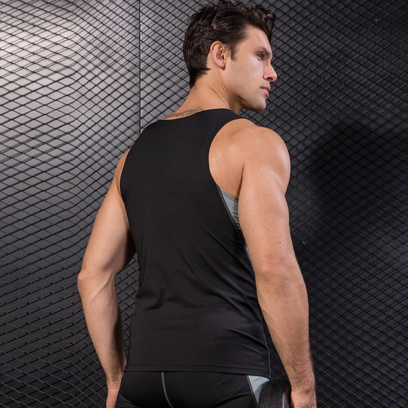 Men Stretch Sports Vest Fitness Training Running Tight Activewear Tops Quick Dry gallery