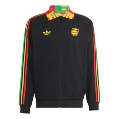 Men’s Adidas Originals Black Jamaica X Bob Marley Away Anthem Track Jacket New