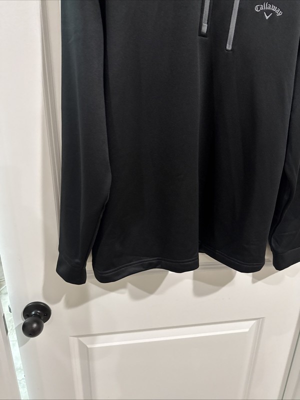Callaway Men’s Black 1/4 Zip Golf Pullover Men’s Size Medium gallery