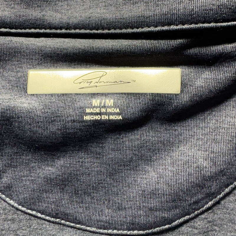 Greg Norman Shirt Mens MED Blue Active 1/4 Zip Top Classic Fit Jacket Layer gallery