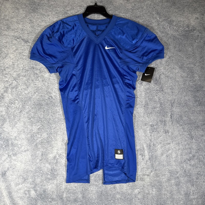 Nike Defender Football Practice Jersey Men’s Small Blue Blank New NWT gallery