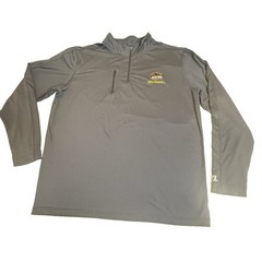 ULM Warhawks 1/4 Zip Pullover Men’s Size XL Gray Long Sleeve-548