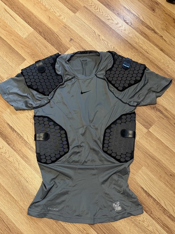 Men’s Nike Pro Combat Padded Compression Shirt XXL 533021-021 Black New gallery