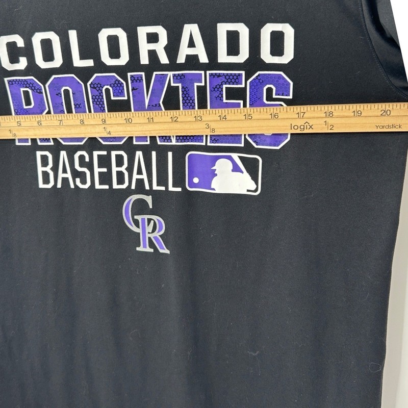 Nike Colorado Rockies MLB Authentic Collection Dri-FIT Baseball T-Shirt Mens L gallery