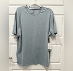Vuori Short Sleeve Viewpoint Performance Tee 2.0 Sky Mist Green Sz M NWT