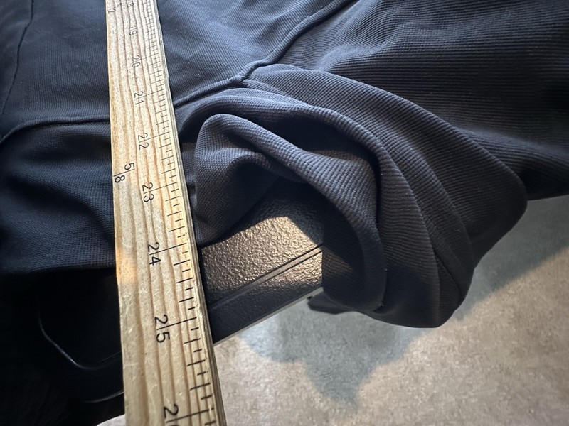 LULULEMON Mens Essential Jacket XL Full Zip Pockets Black *Custom Branding AC12 gallery