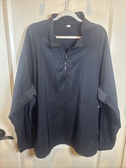 NWT Old Navy Active Pullover Men’s Size 3XL Black/Gray 1/4 Zip Rain Windbreaker