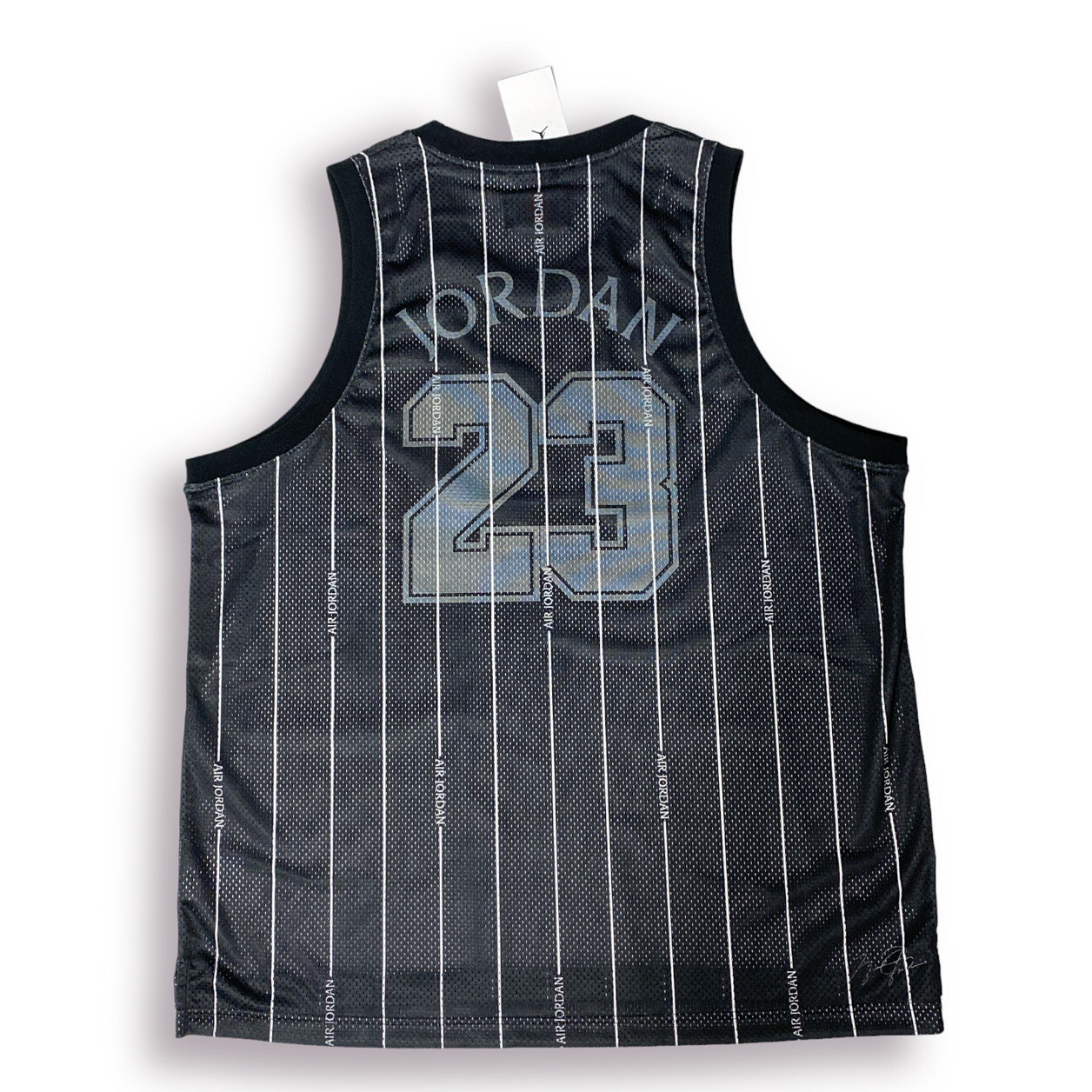 Nike Jordan Essentials All Over Print Basketball Jersey Black DM1380 010 Size XL gallery