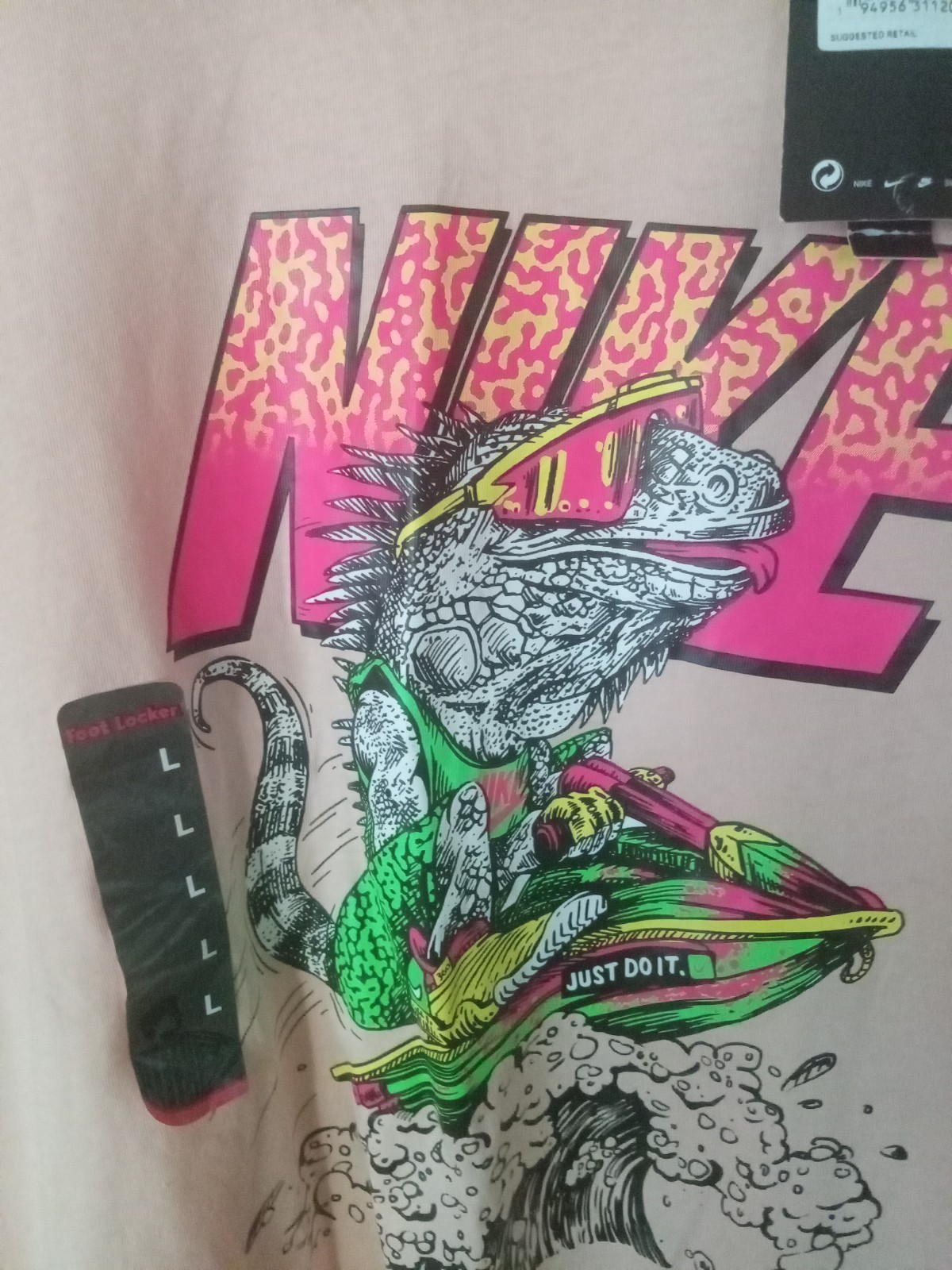 Nike JDI Sportswear 90's Jet Ski Neon Graphic T-Shirt Men Size L DD1280-800 NWT gallery