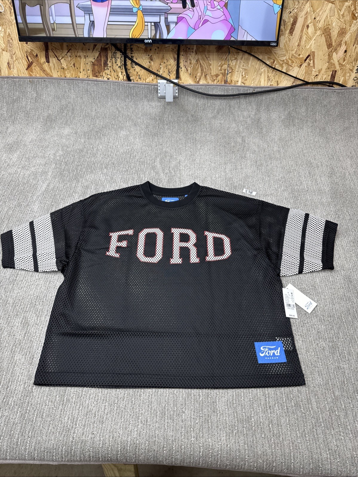 Ford PacSun Size Large Color Black Jersey #338 gallery