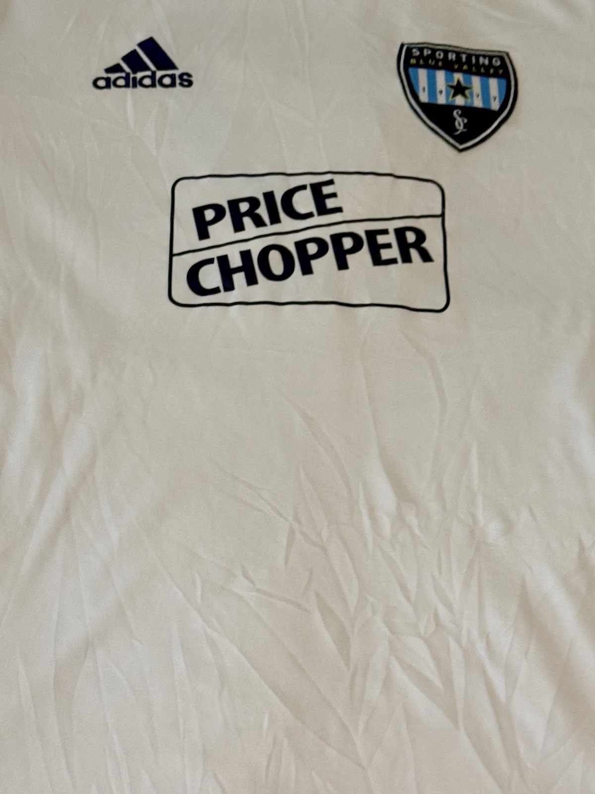 ADIDAS Sporting Blue Valley Climacool Price Chopper Soccer Jersey Men’s Size Sm gallery