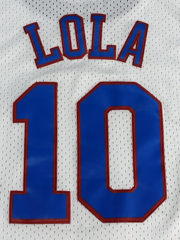 Tune Squad Men's White Mesh Sleeveless Tank Lola #10 Athletic Jersey Size M gallery